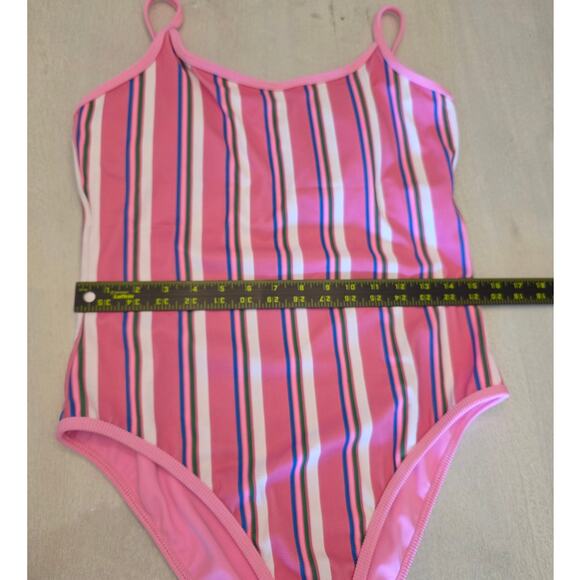 NWT Beach Riot Women's One Piece Swimwear Pink Stripe SZ XL - Picture 7 of 8
